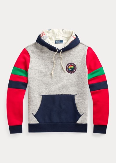 Polo Ralph Lauren Color-Blocked Hættetrøje Herre Danmark (OLGKI8920)